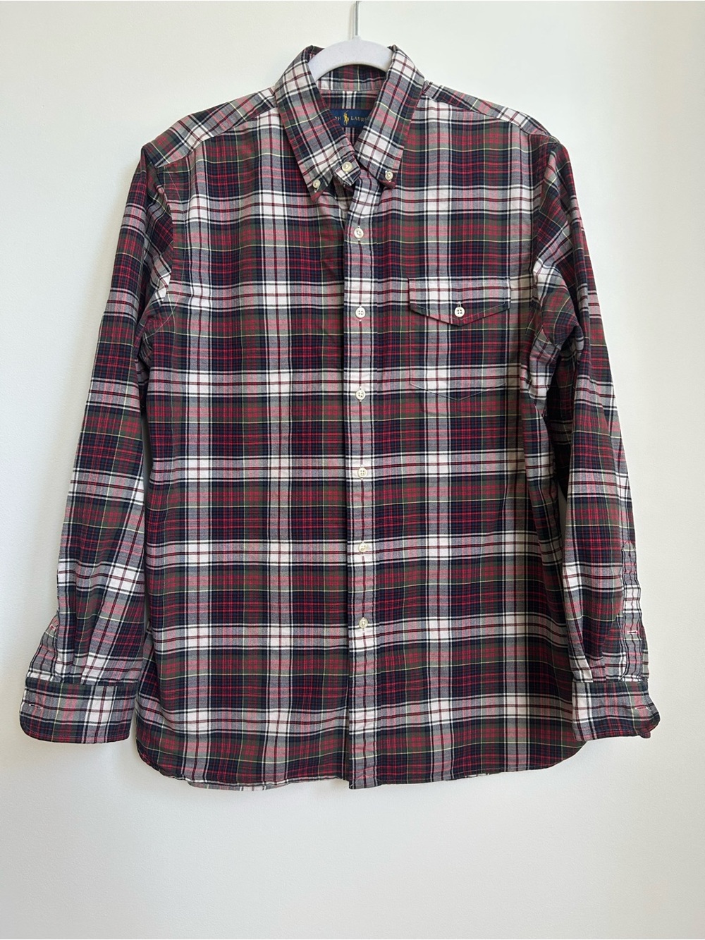 Ralph Lauren Plaid Button Down Large